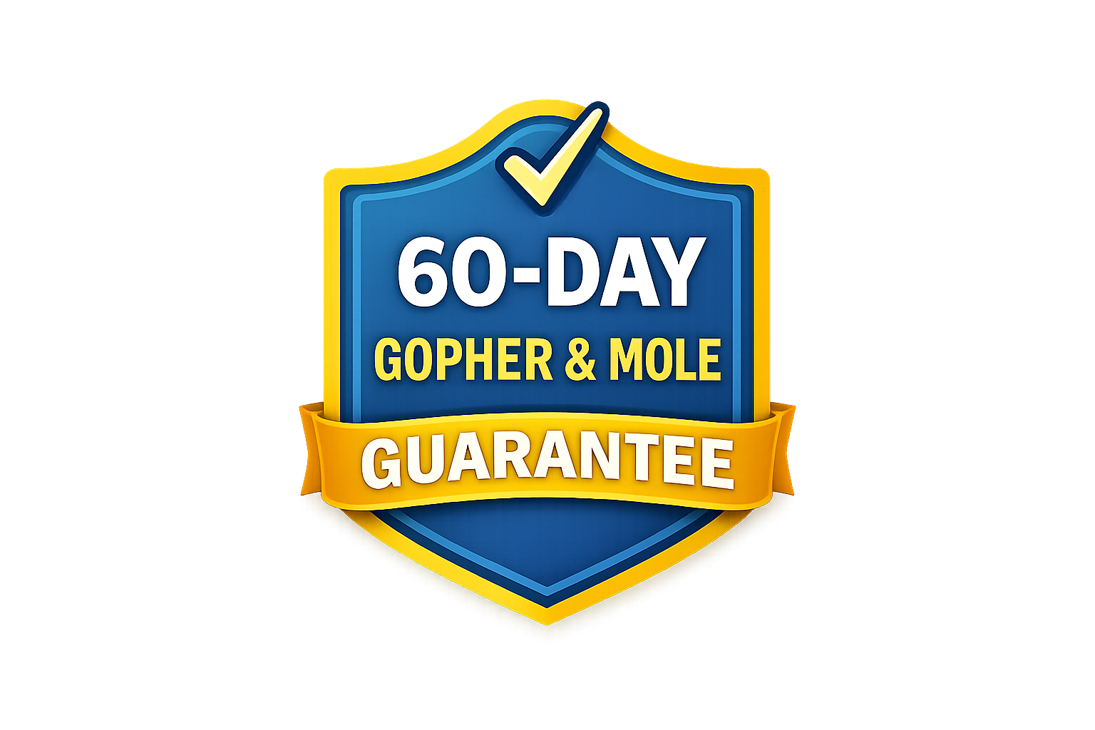 60-Day Gopher and Mole Guarantee