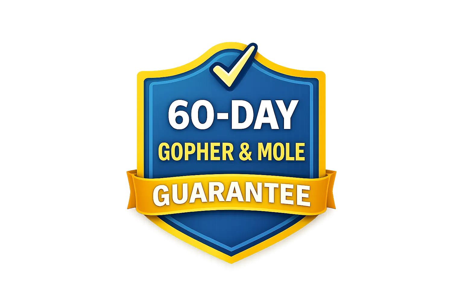 60-Day Gopher and Mole Guarantee