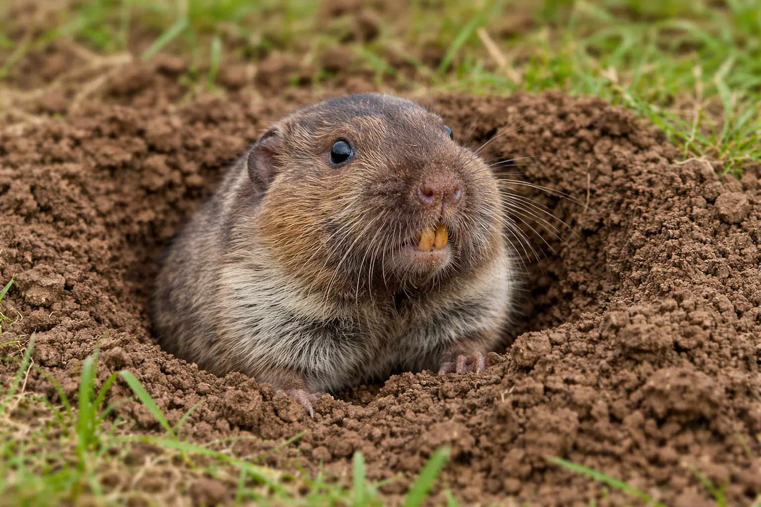 Pocket gopher activity in Torrance, CA